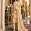 FilleFashion_Product_3_Heritage_Pose Floral Printed Cotton Suit Set with Embroidered Neckline & Dupatta
